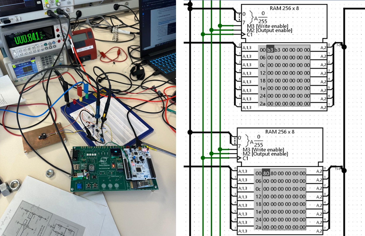 TP électronique et TD architecture des processeurs